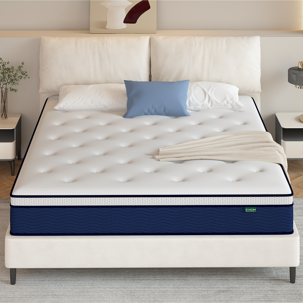 Z-HOM 12 inch Gel Memory Foam Mattress in a Box,Hybrid Mattress 010