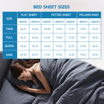 Z-hom 4 Piece cooling sheets Set 14” Deep Pocket