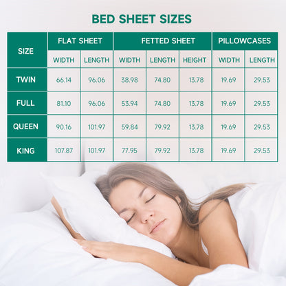 Z-hom 4 Piece cooling sheets 14” Deep Pocket Sheet White