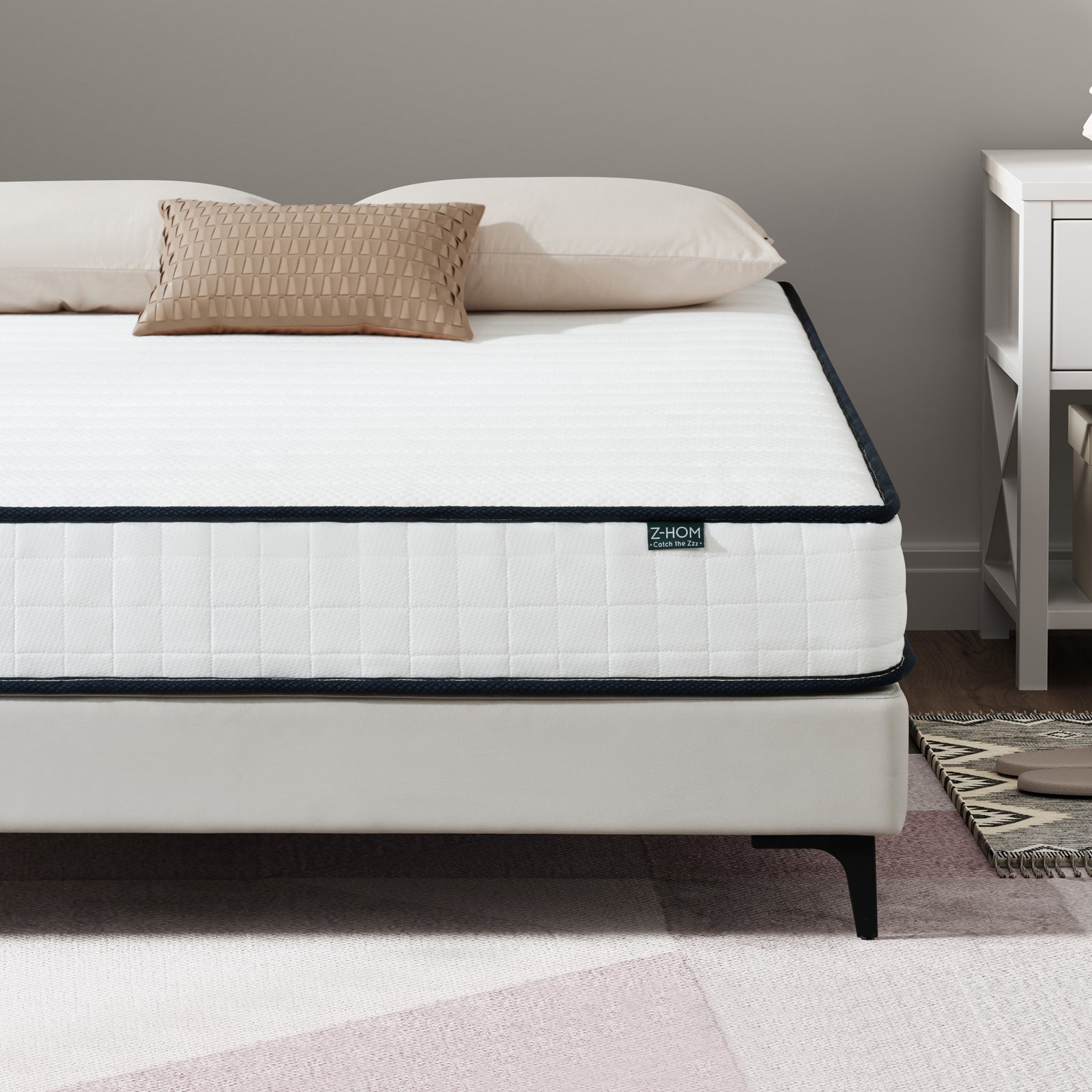 Z hom Mattress 8 Inch Mattresses Hybrid Innerspring Mattress in a Box Z HOM LIVING