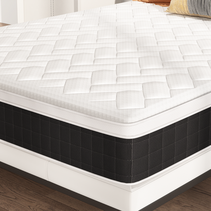 Z-HOM Classic 10 inch Foam Euro Top Mattress,Model 005