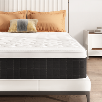 Z-HOM Classic 10 inch Foam Euro Top Mattress,Model 005