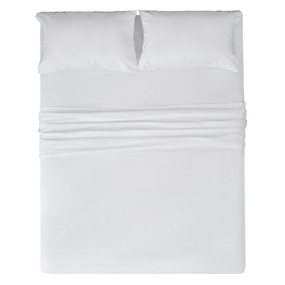 Z-hom 4 Piece cooling sheets 14” Deep Pocket Sheet White