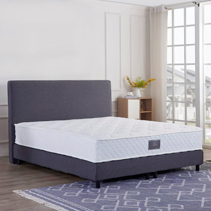 Upholstered Bed, Boxspringbett 208, Charcoal Grey